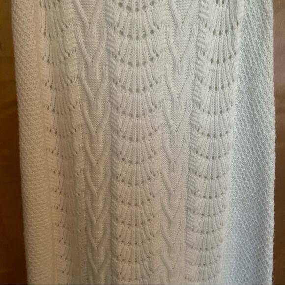 NWT Fossil Brand - Ivory Sweater Dress Cotton Angora w/ Lining - Size XS - Picture 4 of 14